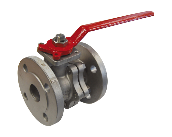 Stainless steel ball valve 753 2 piece body RF PN16 DN15